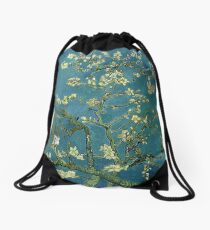 Van Gogh Almond Blossoms Drawstring Bag