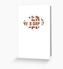 Offense Wins Games Defense Wins Championships - Funny Football Greeting Card