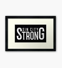 Sin City Strong Framed Print