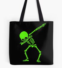 Bolsa de tela Dabbing Skeleton Green
