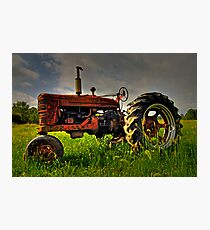 Farmall Field Of Green Photographic Print