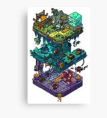 Dungeons and Isometric Dragons Canvas Print