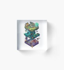 Dungeons and Isometric Dragons Acrylic Block
