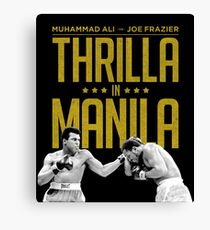 Thrilla In Manila Canvas Print