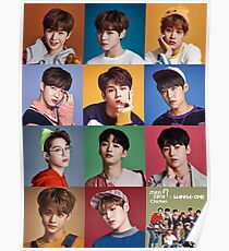 Póster Cartel del grupo Wanna One x Mexicana Chicken ft.