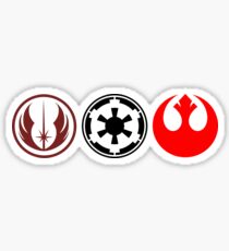 Star Wars - Rebel, Jedi and Empire Symbols Sticker