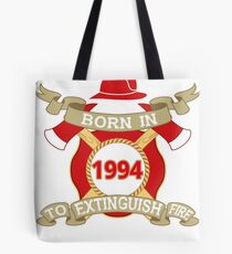 Born 1994 Fire Feuerwehr Tote Bag
