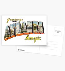 Greetings from Atlanta, Georgia 2 Postcards
