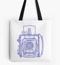 Vintage Photography - Graflex - Blue Tote Bag