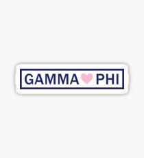 Gamma heart Sticker