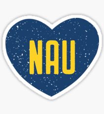 Northern Arizona University Heart Sticker