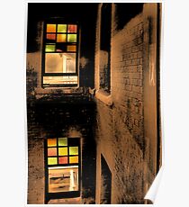Coloured Glass Poster