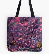 Hidden Plums Vortex - 3D art Tote Bag