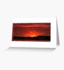 Firesky II Greeting Card