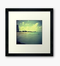 destruction under construction Framed Print