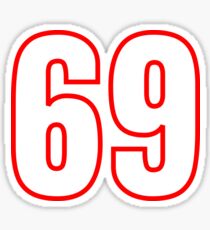 Number 69 Stickers | Redbubble