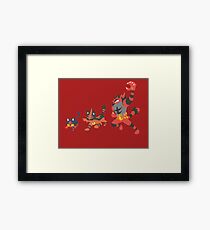 Litten Evolution Framed Print