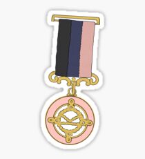 Kingsman medal - black Sticker