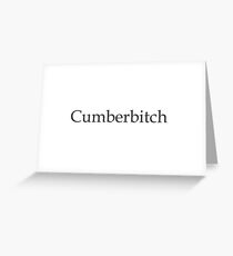 Cumberbitch Greeting Card