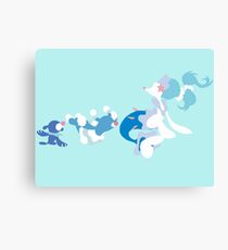 Popplio Evolution Canvas Print