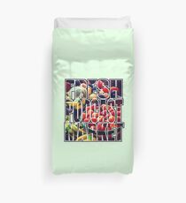 Fresh Podcast Market Duvet Cover