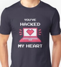 Du hast mein Herz gehackt Slim Fit T-Shirt