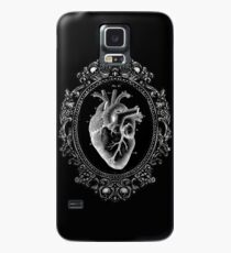 Funda/vinilo para Samsung Galaxy Corazón anatómico en marco