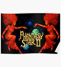 Phantasy Star 2 (Genesis Title Screen) Poster
