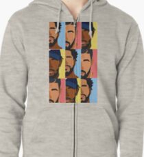 Drake, J Cole, Kendrick Lamar Zipped Hoodie