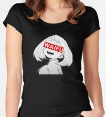 Ochaco Uraraka Waifu - Anime Women's Fitted Scoop T-Shirt