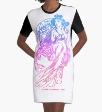La Musique Graphic T-Shirt Dress