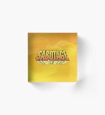 S.A.B.O.T.A.G.E (1994) Acrylic Block