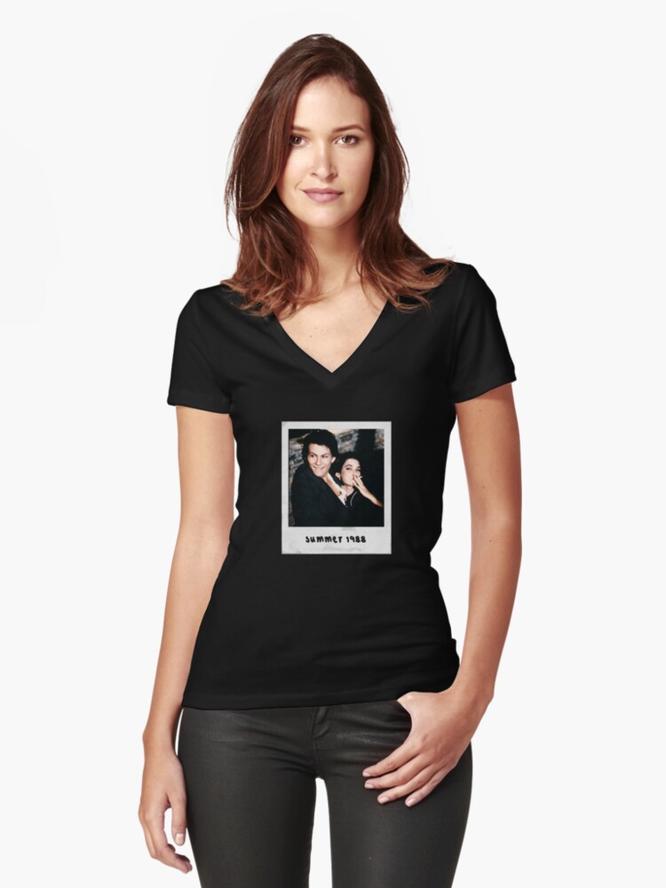 Download "Jason Dean& Veronica Sawyer" Women's Fitted V-Neck T ...