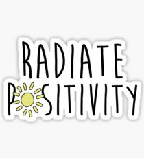 Radiate Positivity Sticker