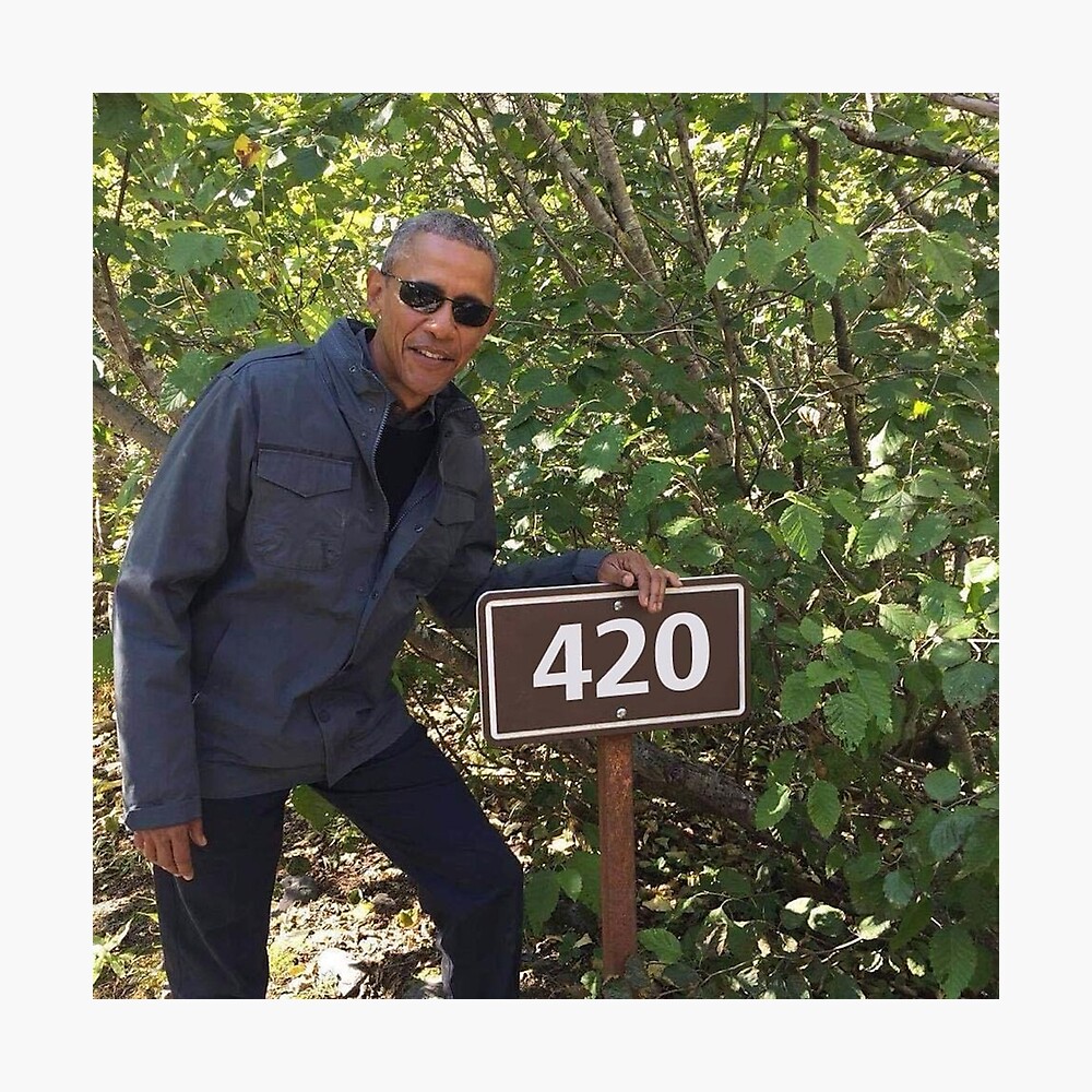 420 Obama Print Photographic Print