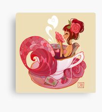 Tea Mermaid Canvas Print