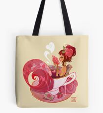 Tea Mermaid Tote Bag