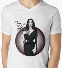 Vampira Men's V-Neck T-Shirt