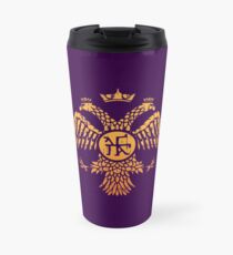 Byzantine Eagle Symbol Flag Travel Mug