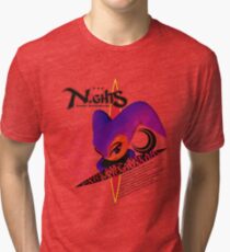 Nights Into Dreams (Japanese Art) Tri-blend T-Shirt