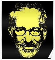 Steven Spielberg Monotone Poster