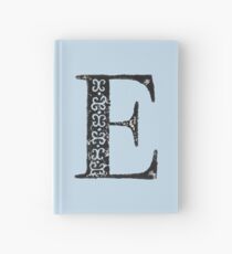 Serif Stamp Type - Letter E Hardcover Journal