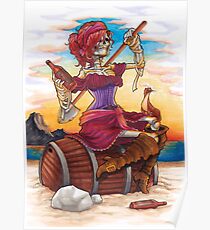 Der ganze Rum ist gegangen Poster