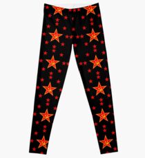 Sowjetische kommunistische Sterne Leggings