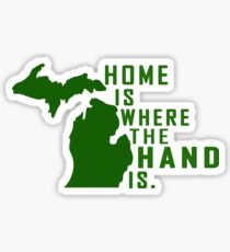 Home is Where the Hand is Sticker