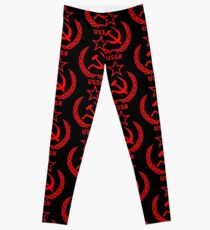 Sowjetische kommunistische UdSSR Laurel Leggings