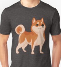 Shiba Inu (Rot) Unisex T-Shirt