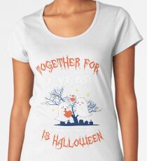 Halloween Shirt For Wife/Husband On 1st Anniversary. Women's Premium T-Shirt