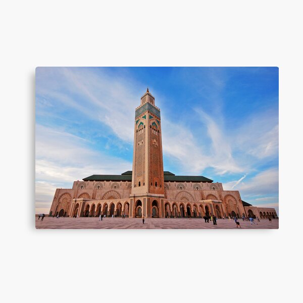 Hassan II Mosque Canvas Print