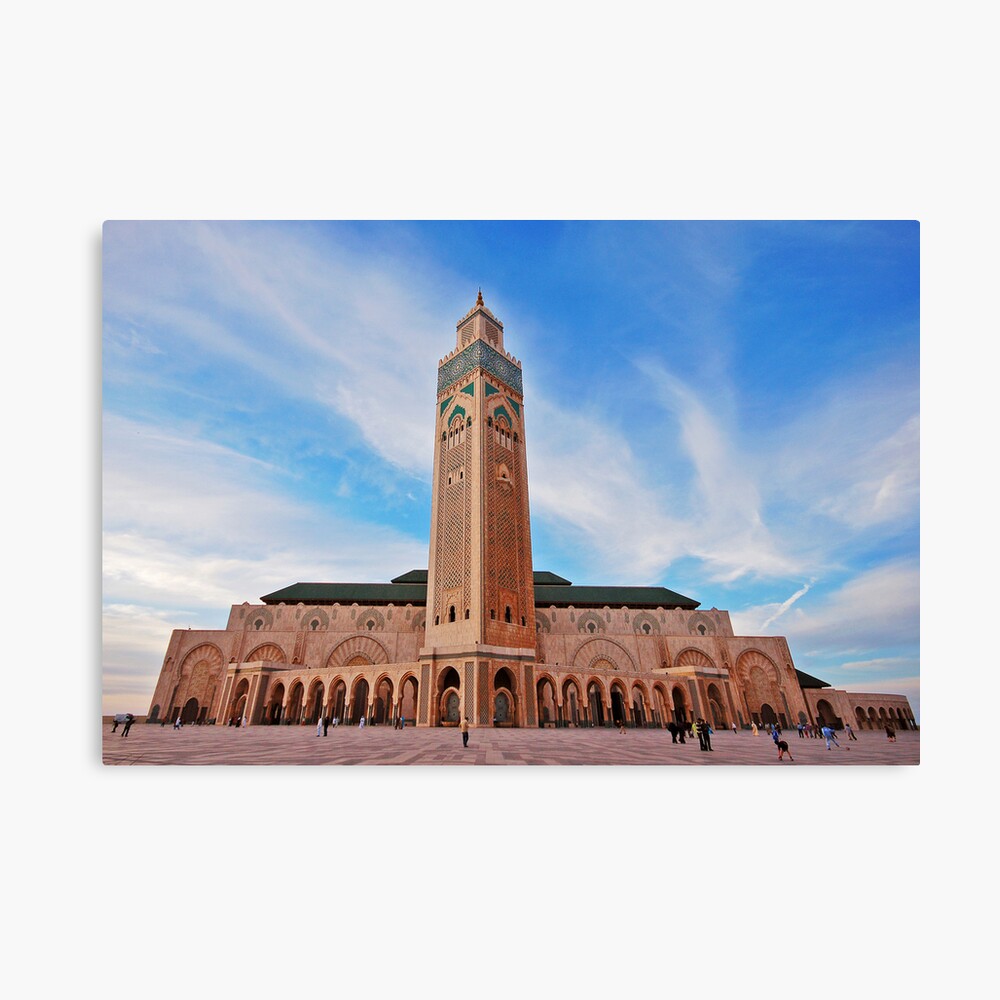Hassan II Mosque Canvas Print